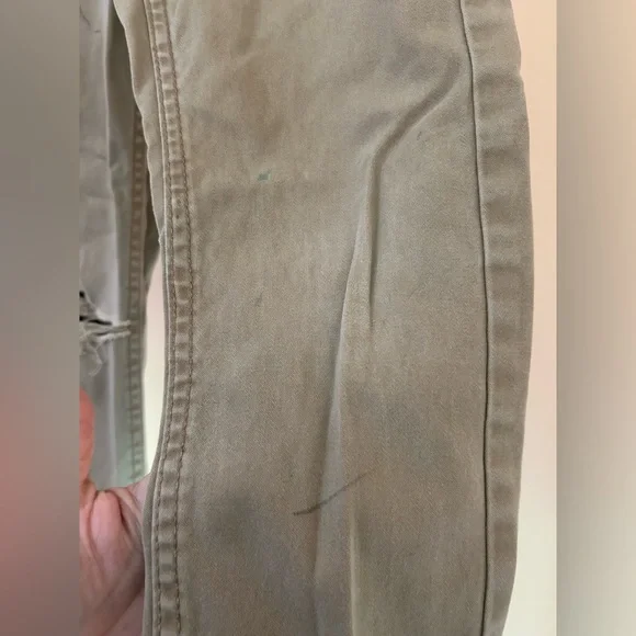Levi’s 511 Slim Distressed Khaki Pant | Boys Size 5 REG | Adjustable Waist - Picture 6 of 8
